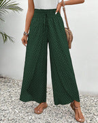 Almudena | Pantalón ancho verde