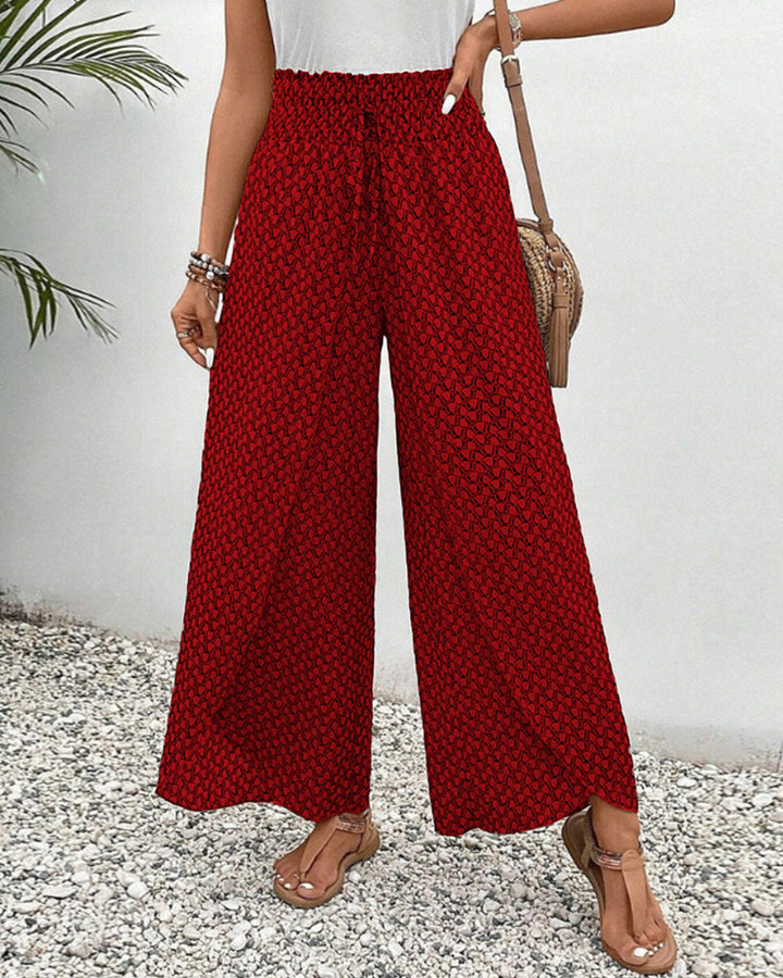 Almudena | Pantalón ancho rojo