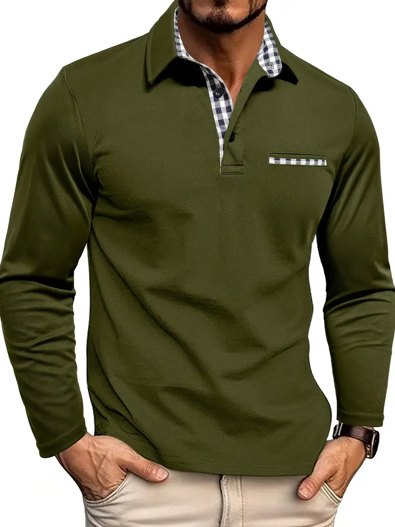 Agapito | Polo casual de manga larga