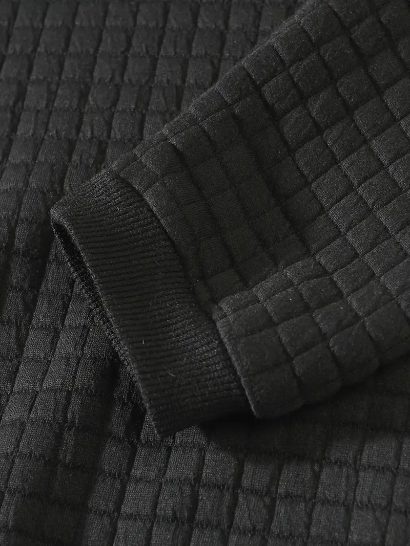 Valeriano | Jersey de textura acolchada a cuadros