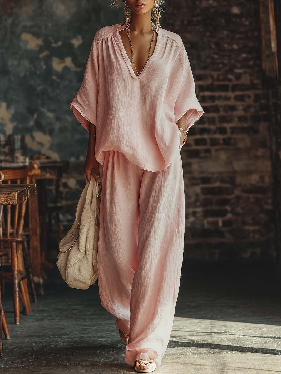 Mireia conjunto rosa