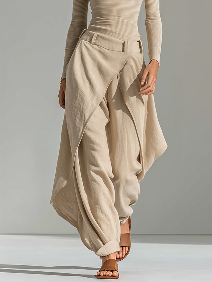 Arantxa | Conjunto de dos piezas con escote barco y pantalón ancho