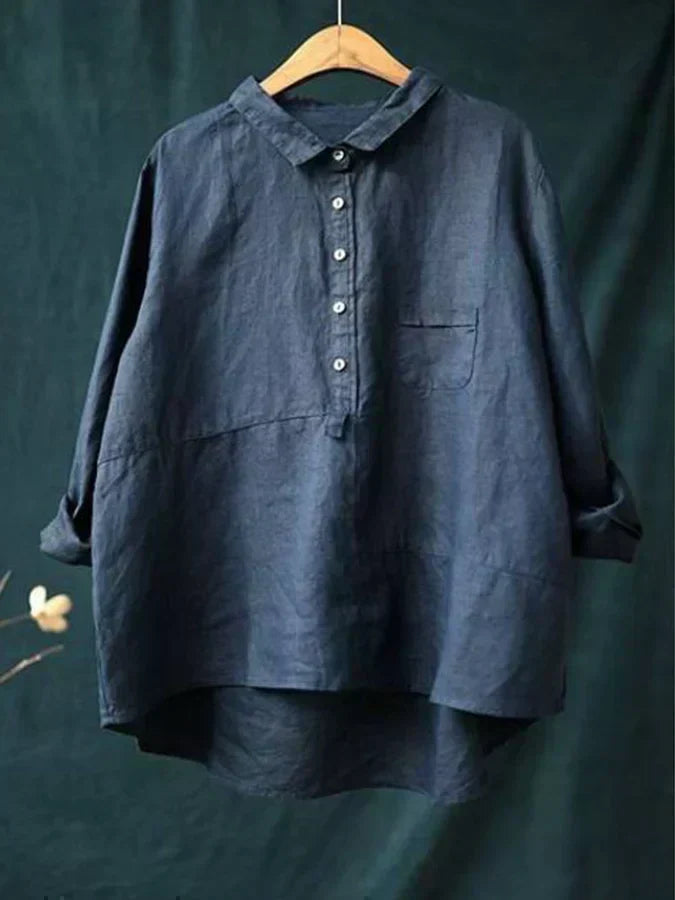 Celeste | Blusa vintage ligera y transpirable