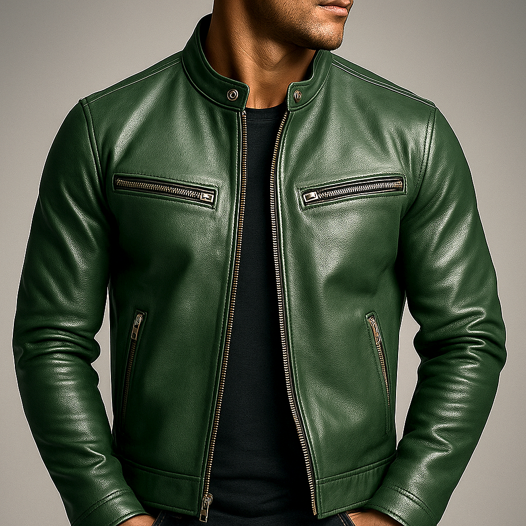 Ezequiel | Chaqueta efecto piel vintage