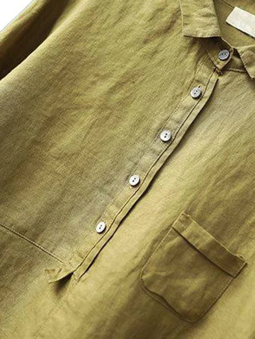 Celeste | Blusa vintage ligera y transpirable