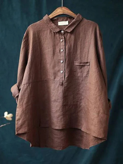 Celeste | Blusa vintage ligera y transpirable