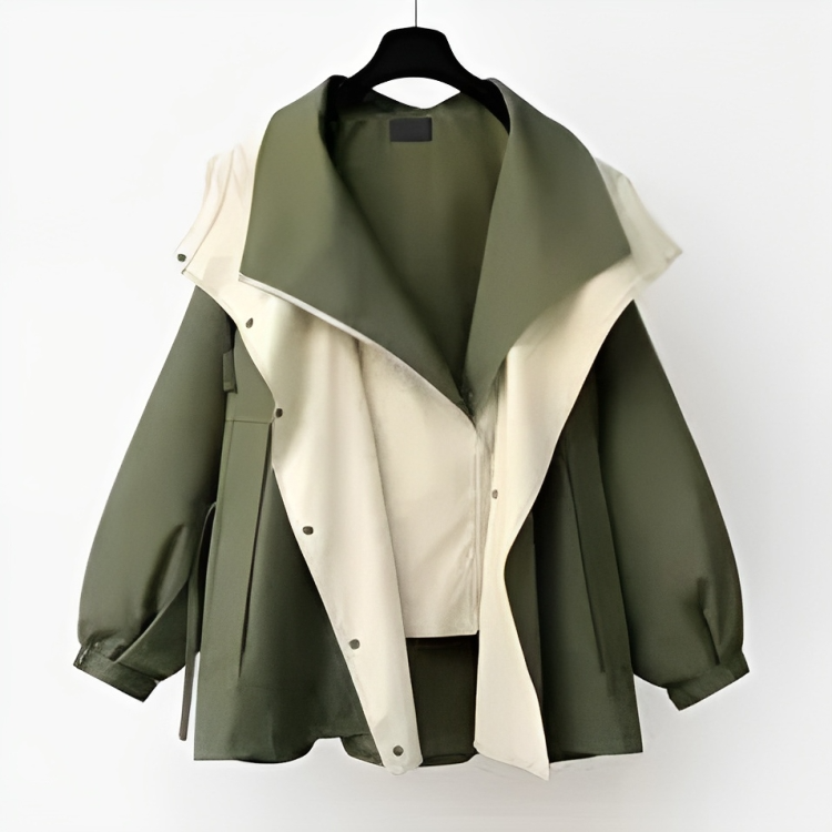 Aroa | Impermeable elegante de corte holgado