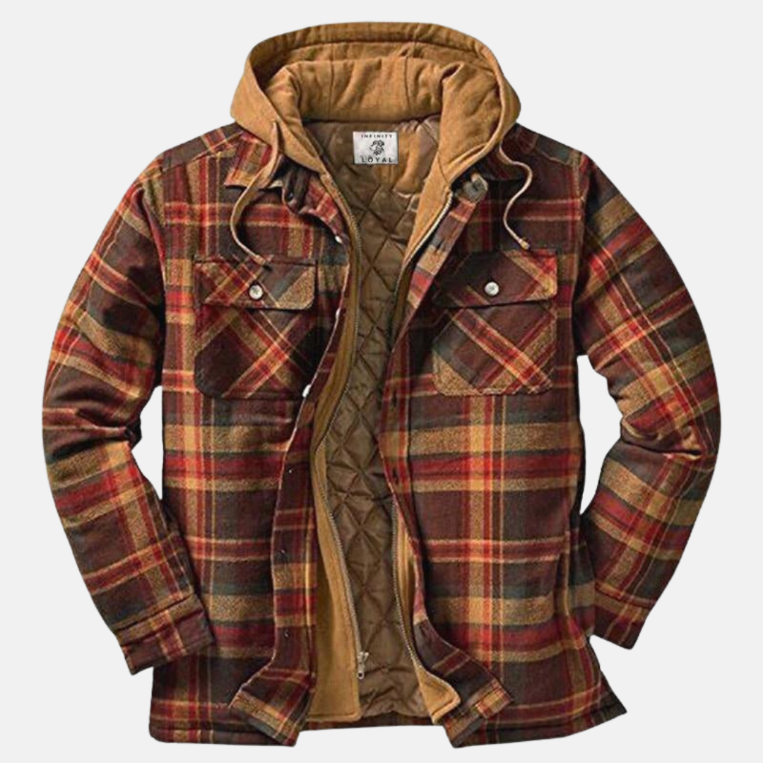 Benito | Chaqueta de franela a cuadros