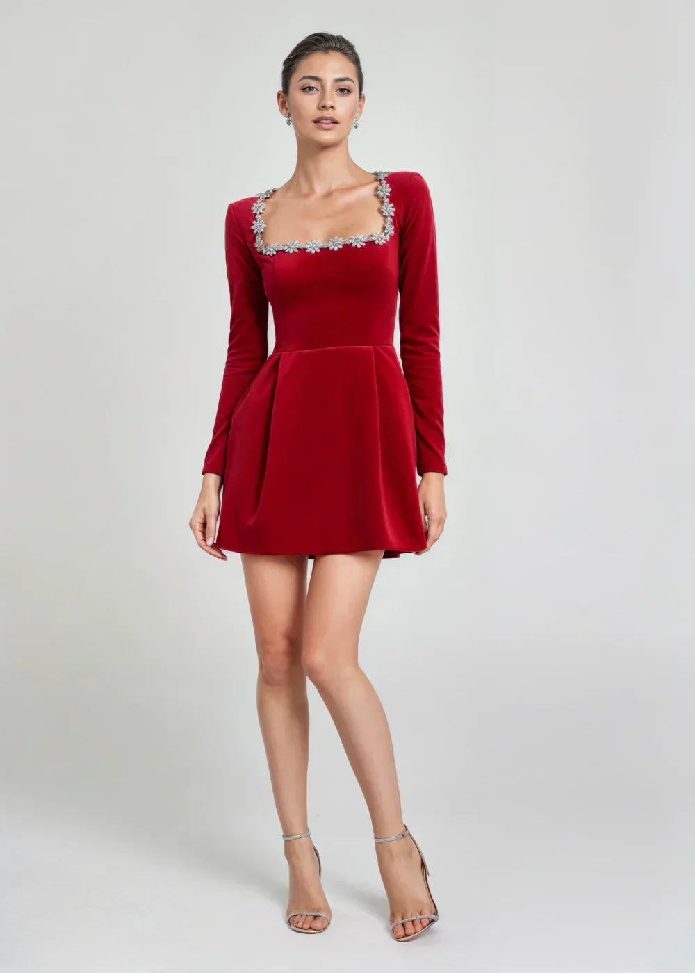 Clara | Samt-Minikleid