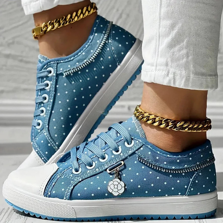 Lotte | Zapatillas elegantes de mujer con detalles florales