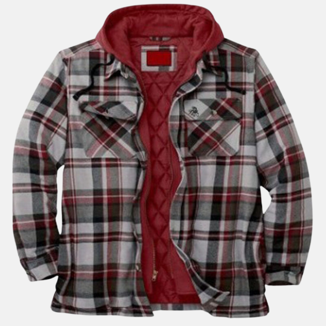 Benito | Chaqueta de franela a cuadros