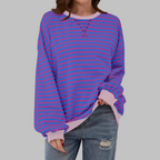 Tania | Sudadera de rayas de manga larga
