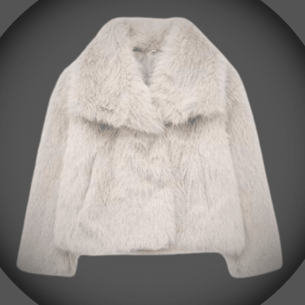Gracia | Chaqueta de peluche con cuello solapa