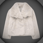 Gracia | Chaqueta de peluche con cuello solapa