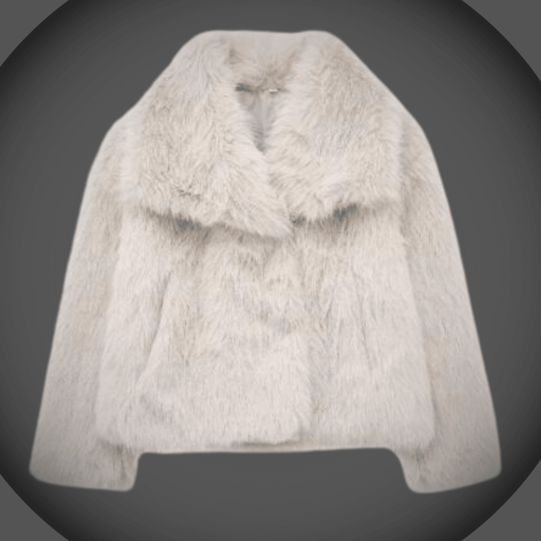 Gracia | Chaqueta de peluche con cuello solapa