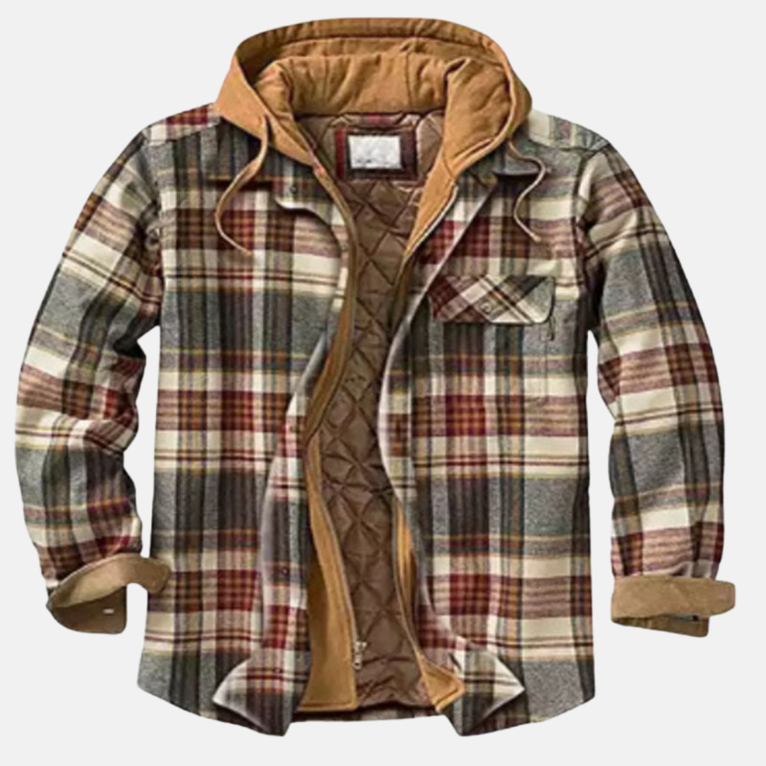 Benito | Chaqueta de franela a cuadros