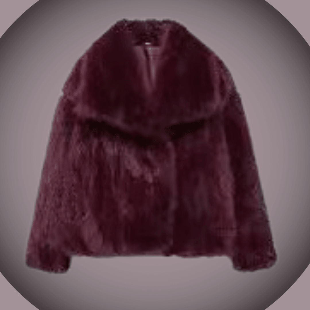 Gracia | Chaqueta de peluche con cuello solapa
