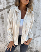 Silvana | Chaqueta de pana con capucha