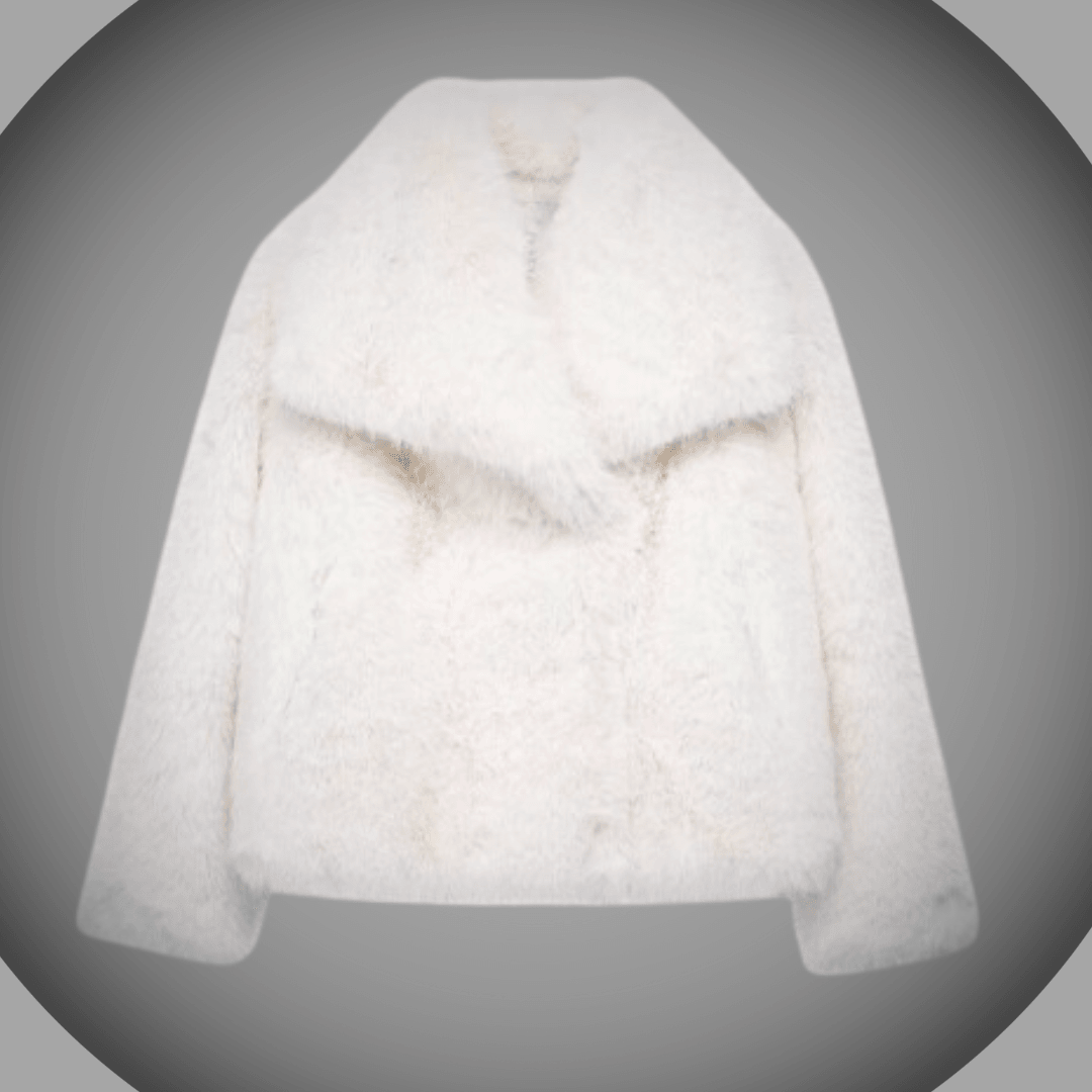 Gracia | Chaqueta de peluche con cuello solapa