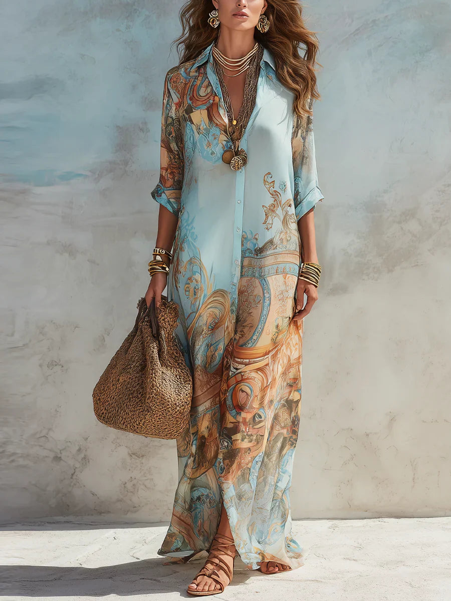 Mara | Elegante vestido fluido de verano