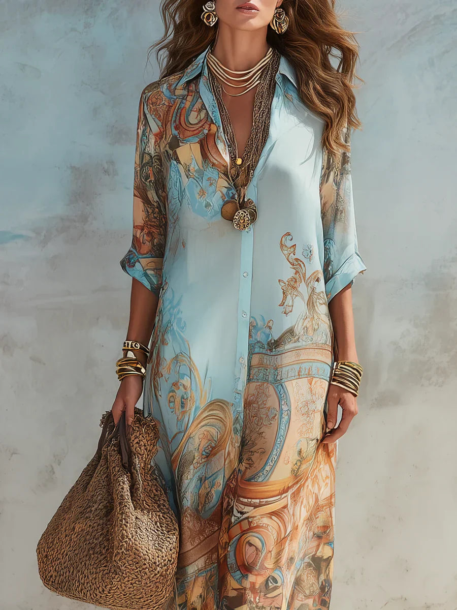 Mara | Elegante vestido fluido de verano