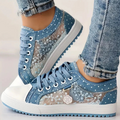 Lotte | Zapatillas elegantes de mujer con detalles florales