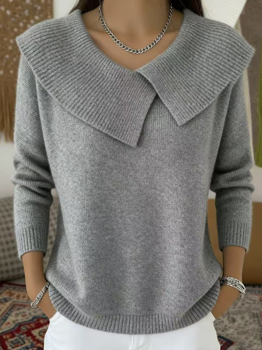 Fabiola | Jersey de punto con cuello suave