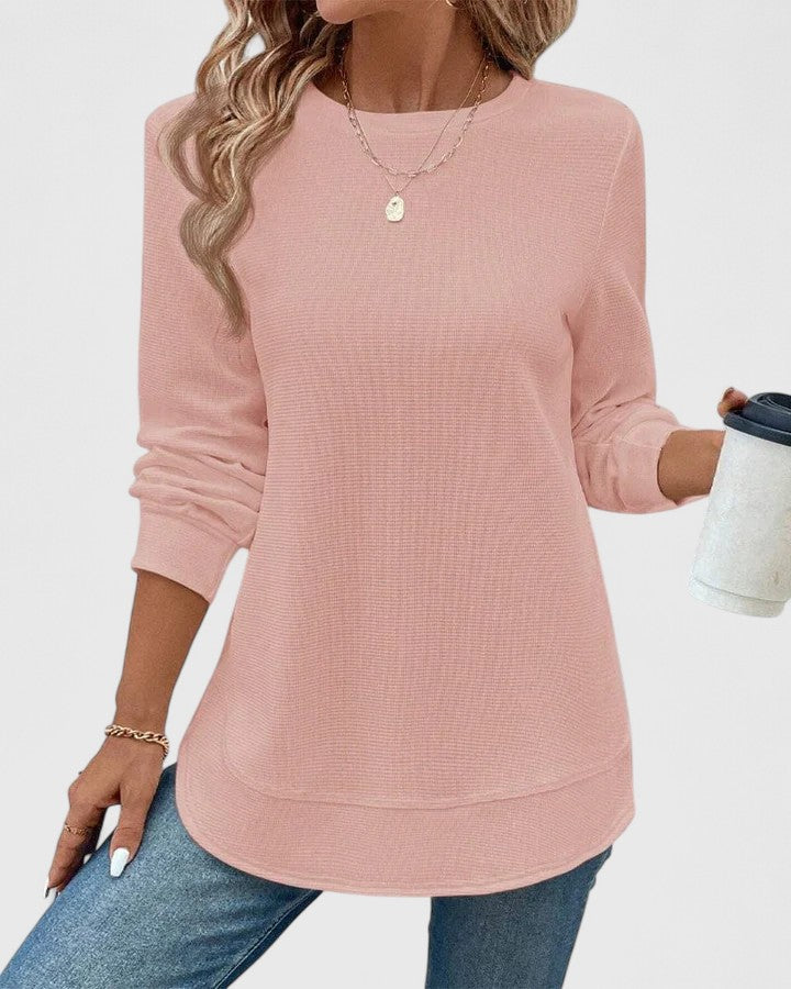 Sandra | Top chic con abertura lateral