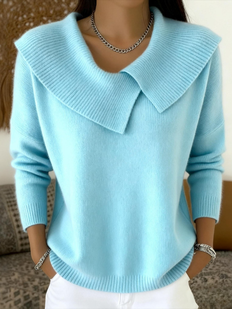 Fabiola | Jersey de punto con cuello suave