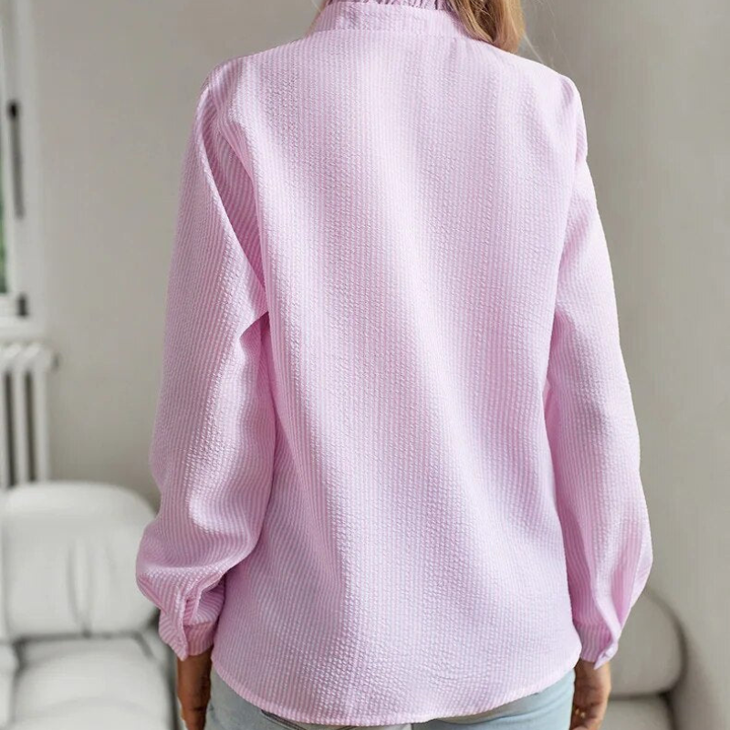 Mónica | Blusa elegante de rayas