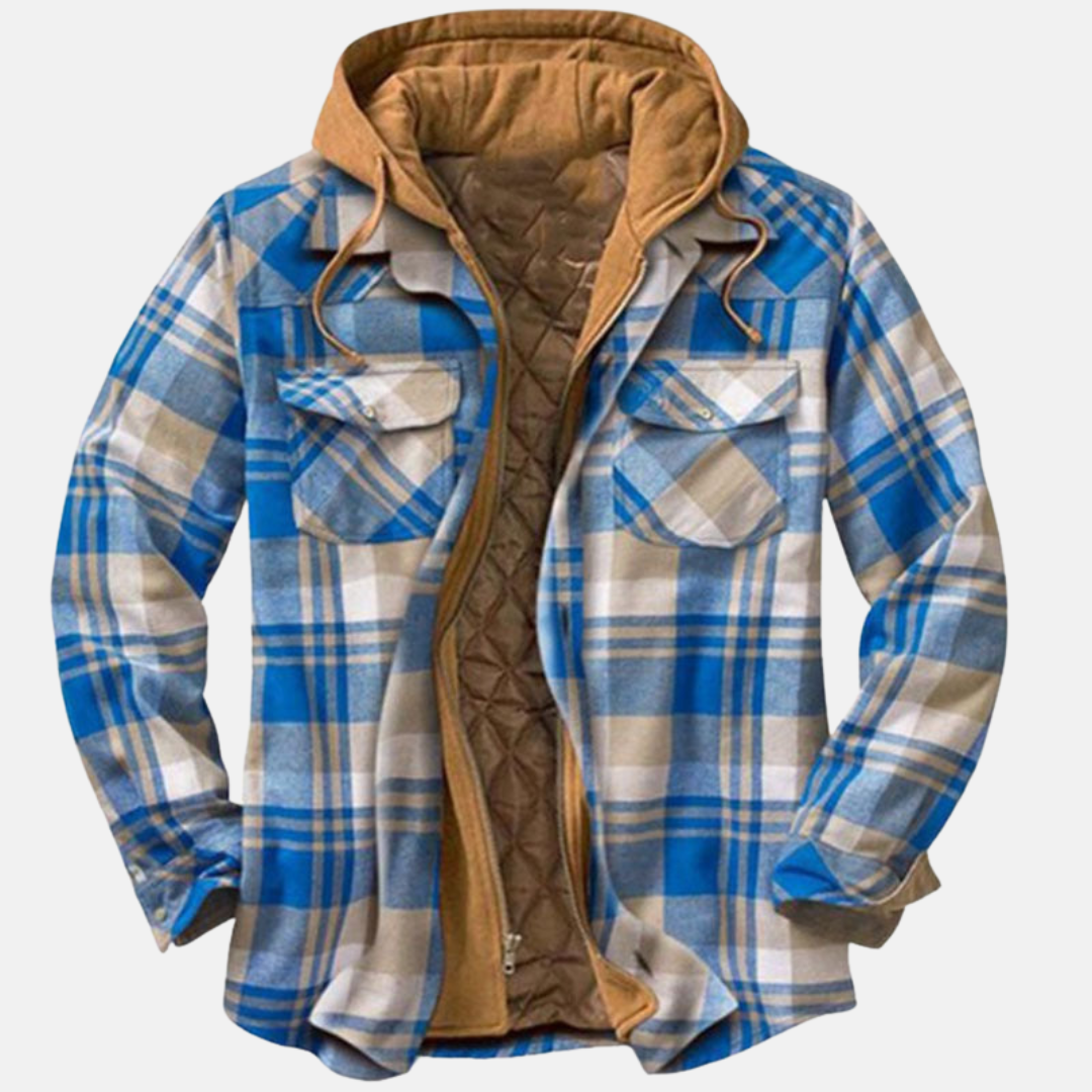 Benito | Chaqueta de franela a cuadros