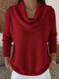 Araceli | Jersey de mezcla de merino con cuello camisero