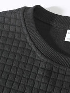 Valeriano | Jersey de textura acolchada a cuadros