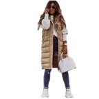 Bodywarmer Dames met een Dikke Pluchen Vulling en Extra Bedekking