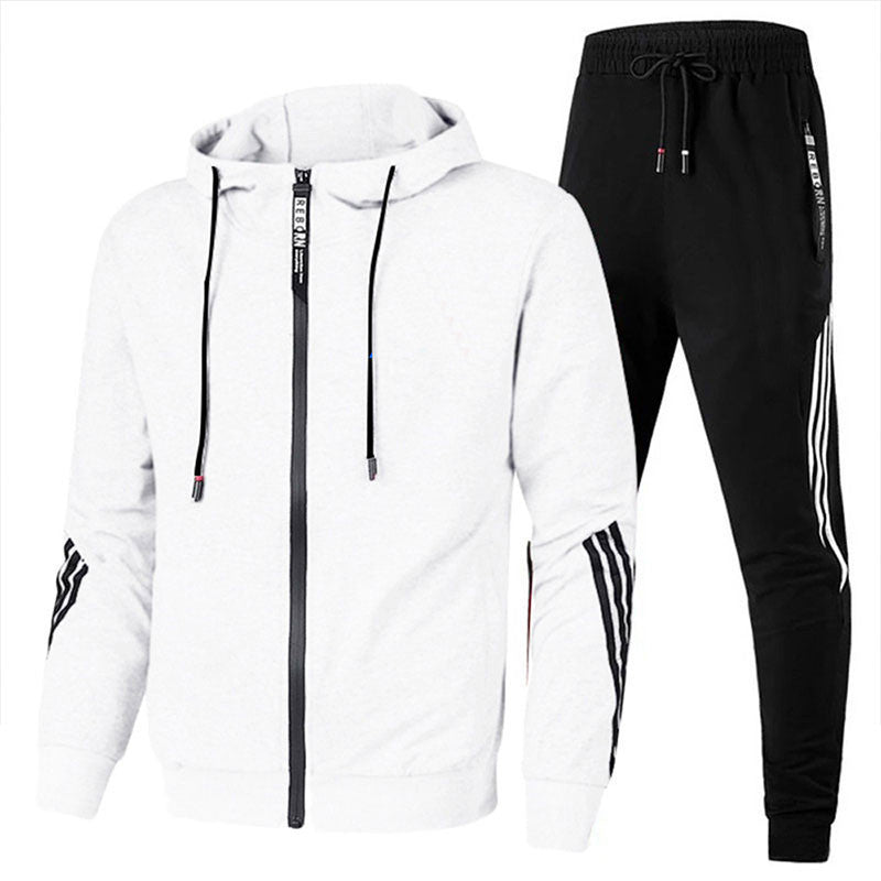 Gervasio | Chándal de hombre con sudadera con capucha y cremallera