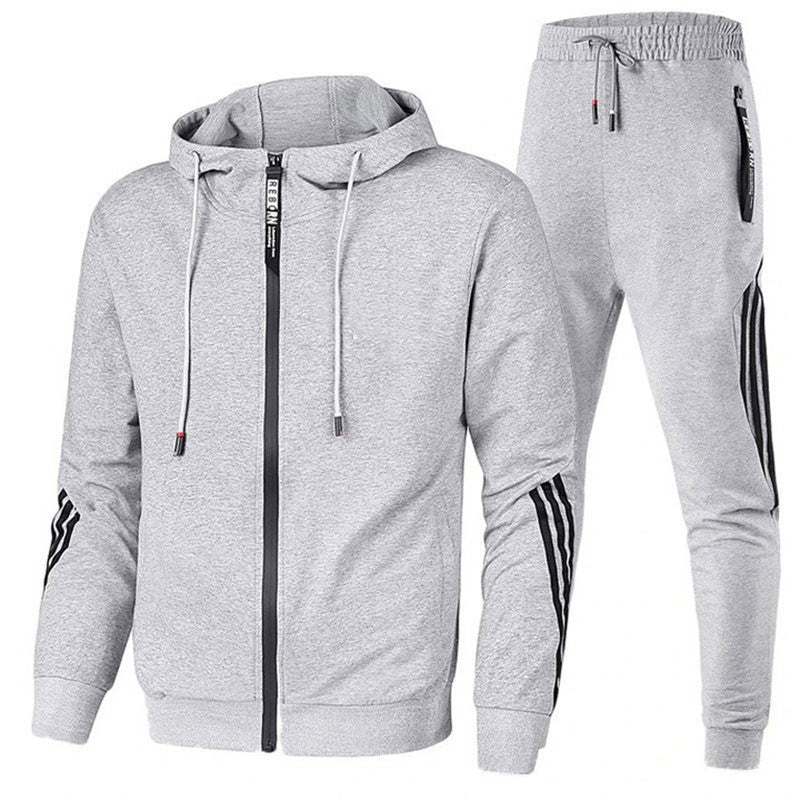 Gervasio | Chándal de hombre con sudadera con capucha y cremallera