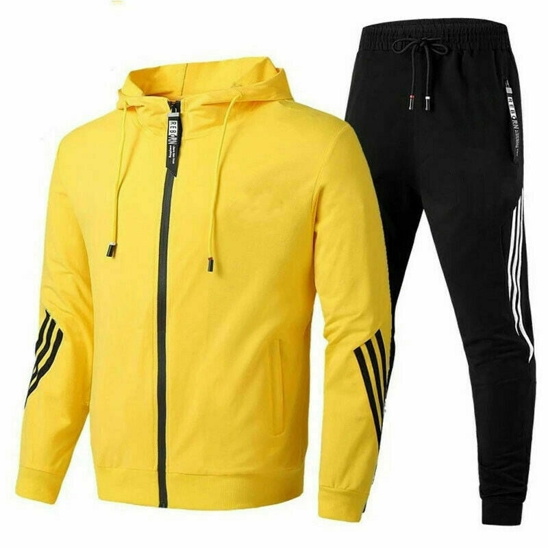 Gervasio | Chándal de hombre con sudadera con capucha y cremallera