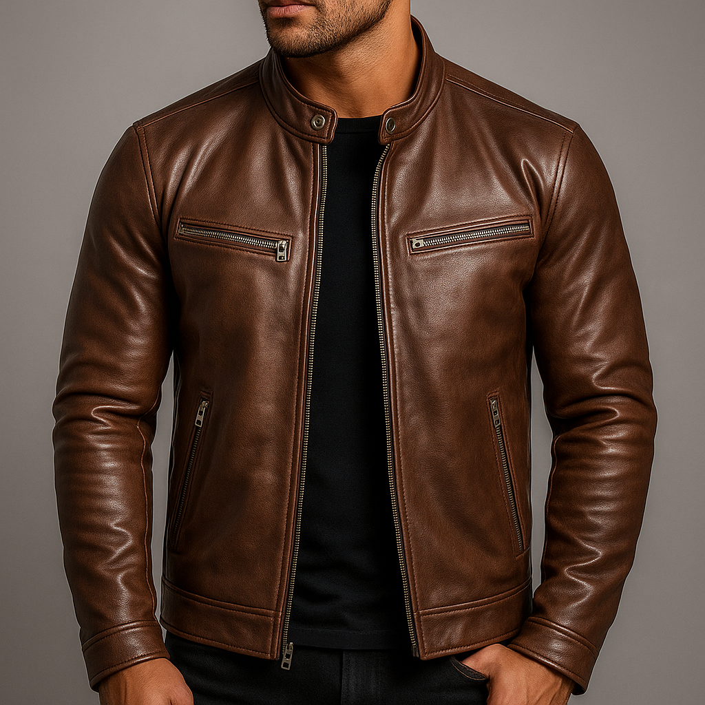 Ezequiel | Chaqueta efecto piel vintage