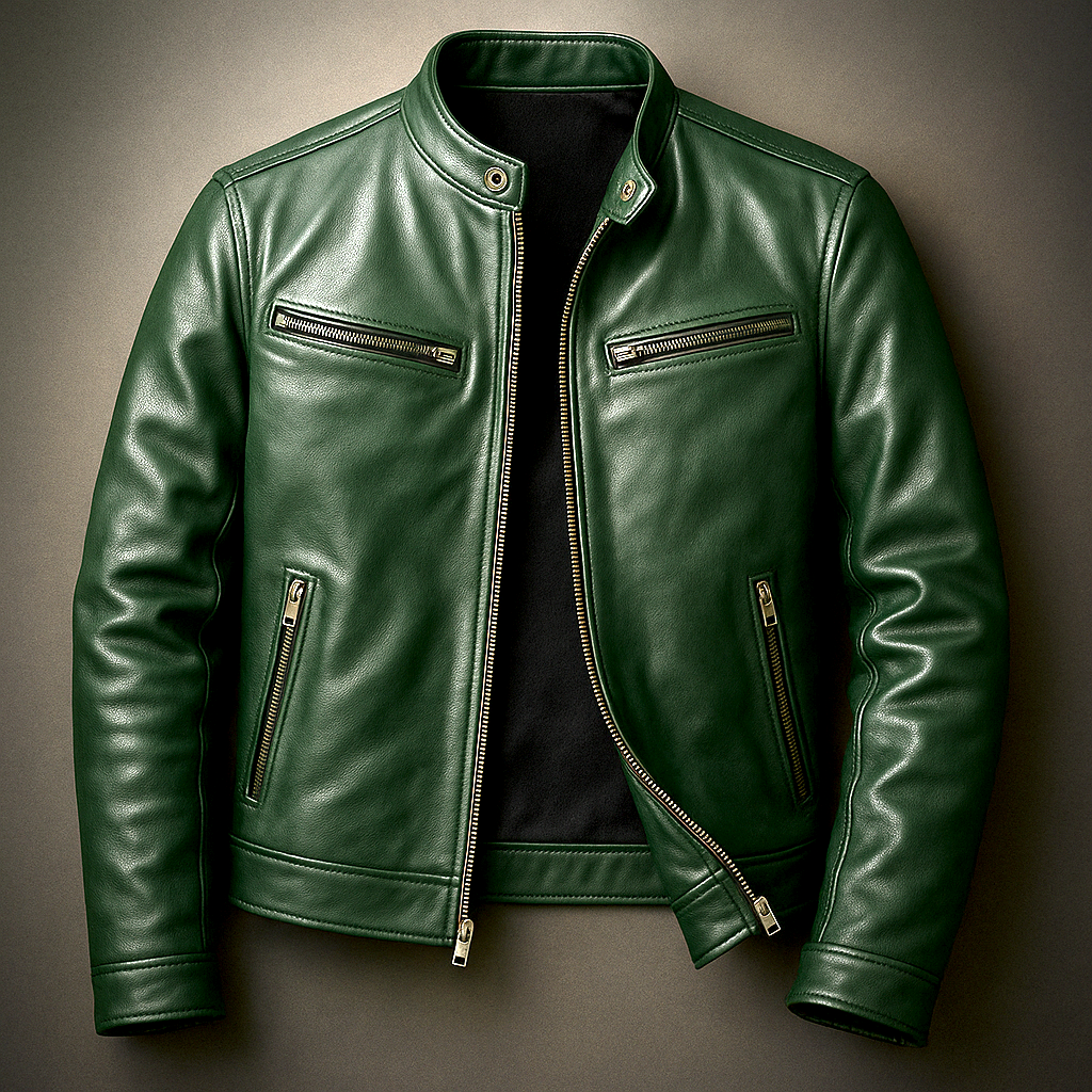 Ezequiel | Chaqueta efecto piel vintage