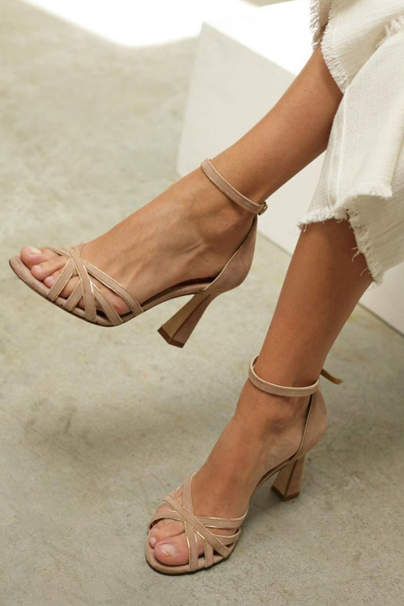 Lola | Sandalias cómodas de patchwork