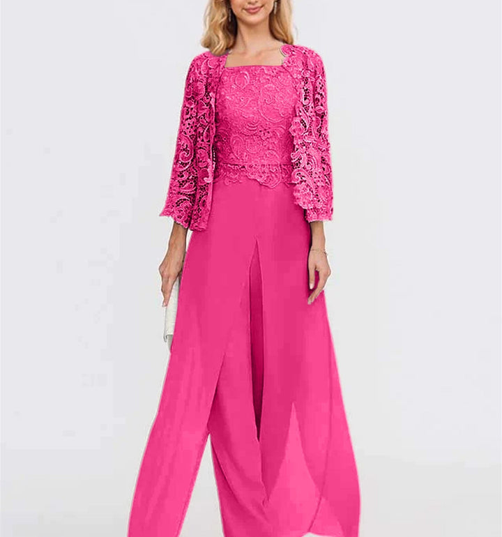 Ainhoa conjunto rojo rosado