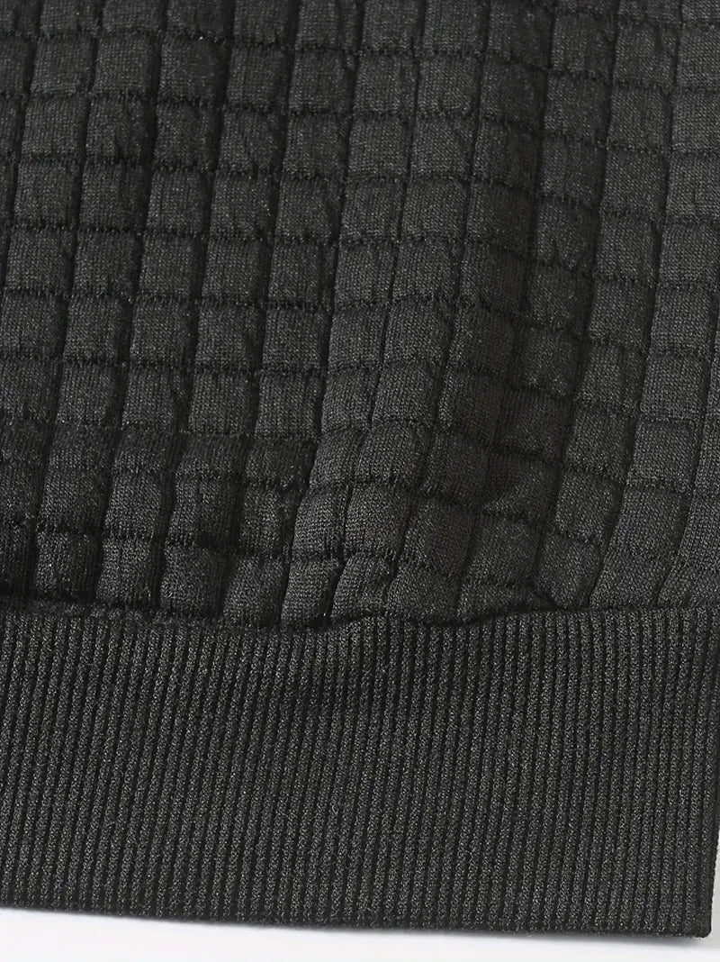 Valeriano | Jersey de textura acolchada a cuadros
