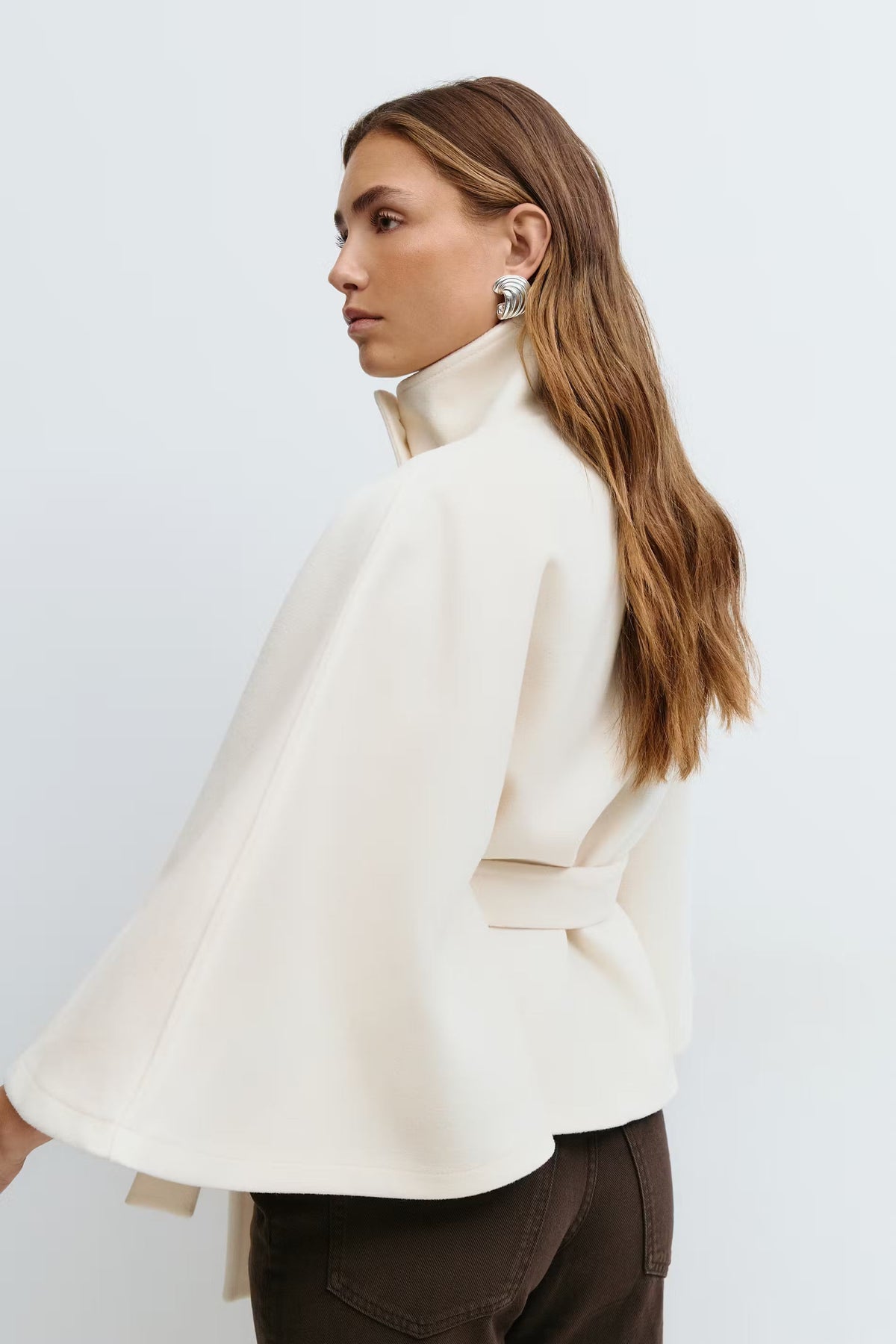 Inez | Gürtel-Cape-Mantel