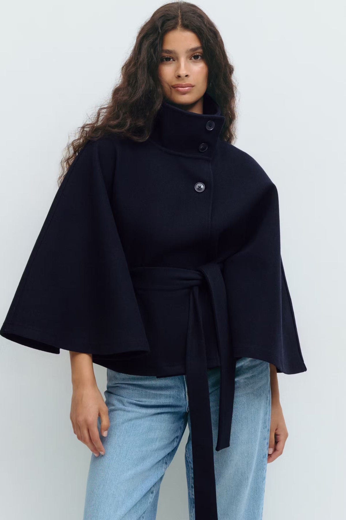 Inez | Gürtel-Cape-Mantel