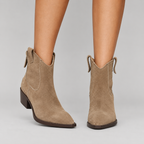 Sweeney™ - Faux Leather Western Boots