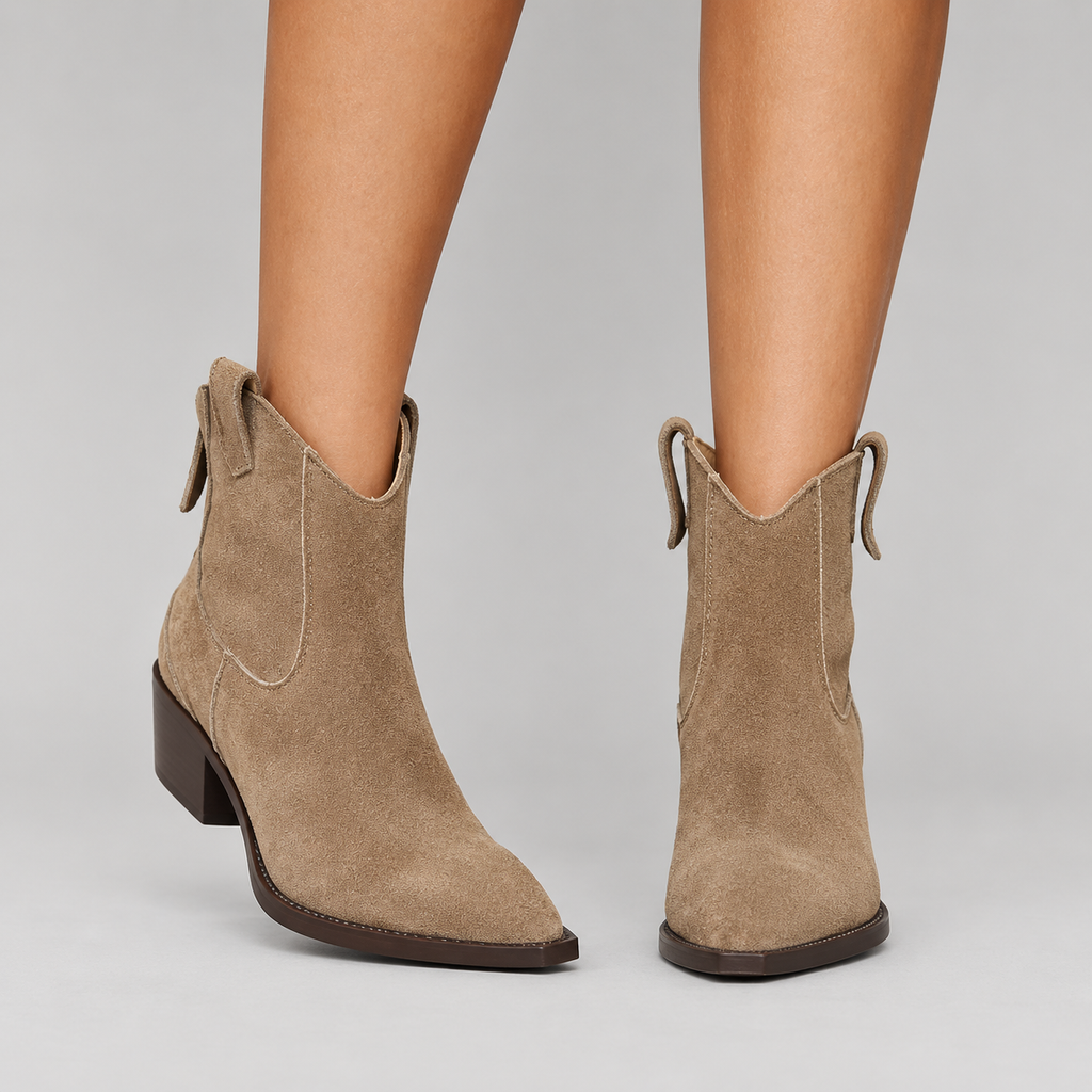 Carmela | Botines efecto piel estilo western