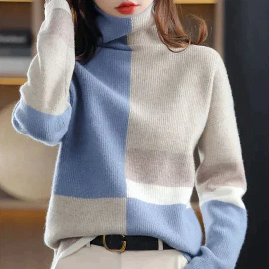 Jara | Jersey de punto con bloques de color
