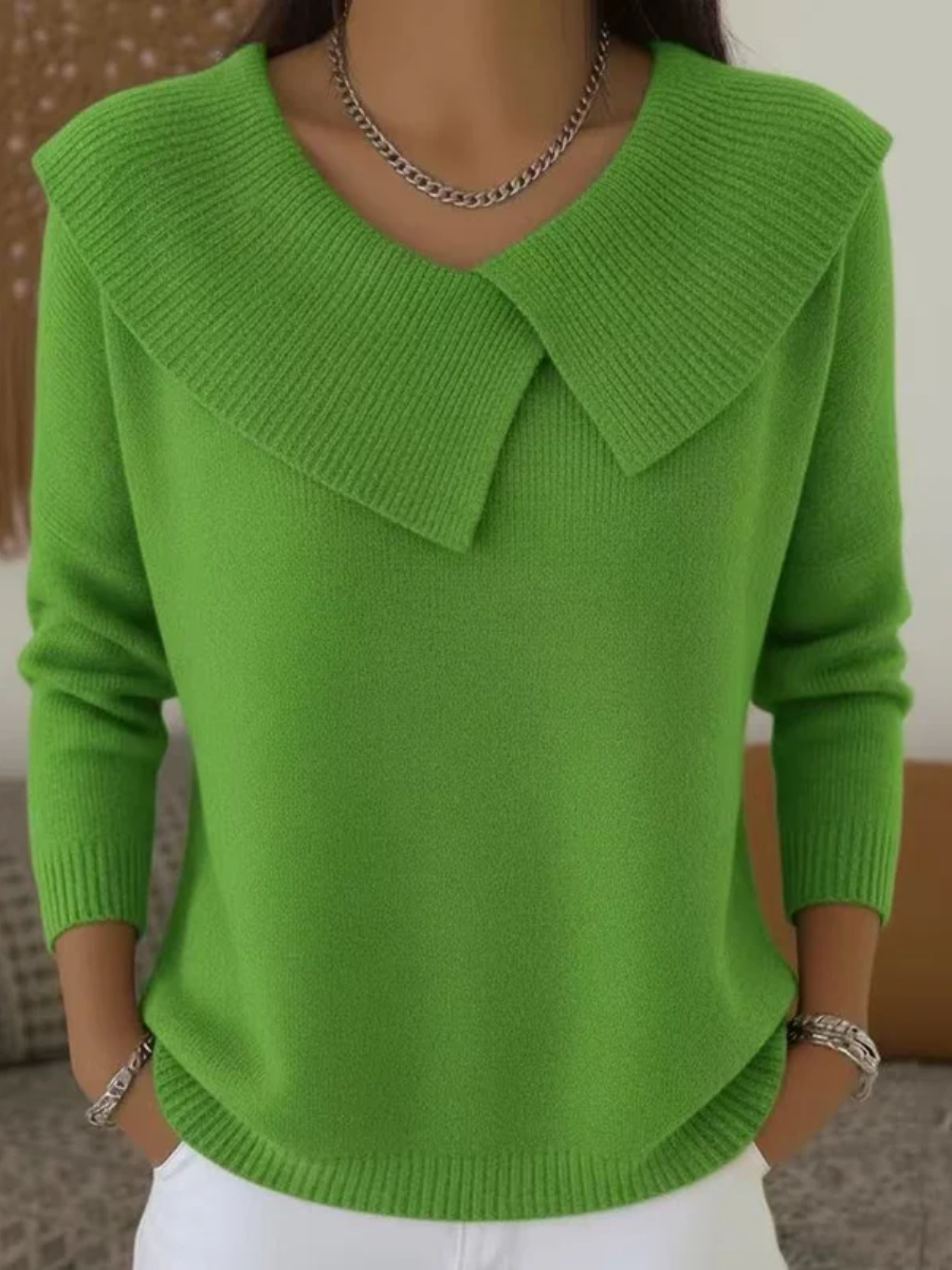 Fabiola | Jersey de punto con cuello suave