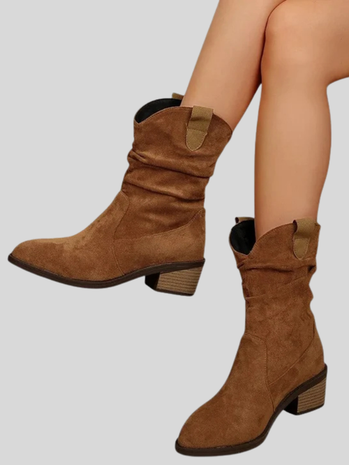 Aida | Botas de media caña con tiradores