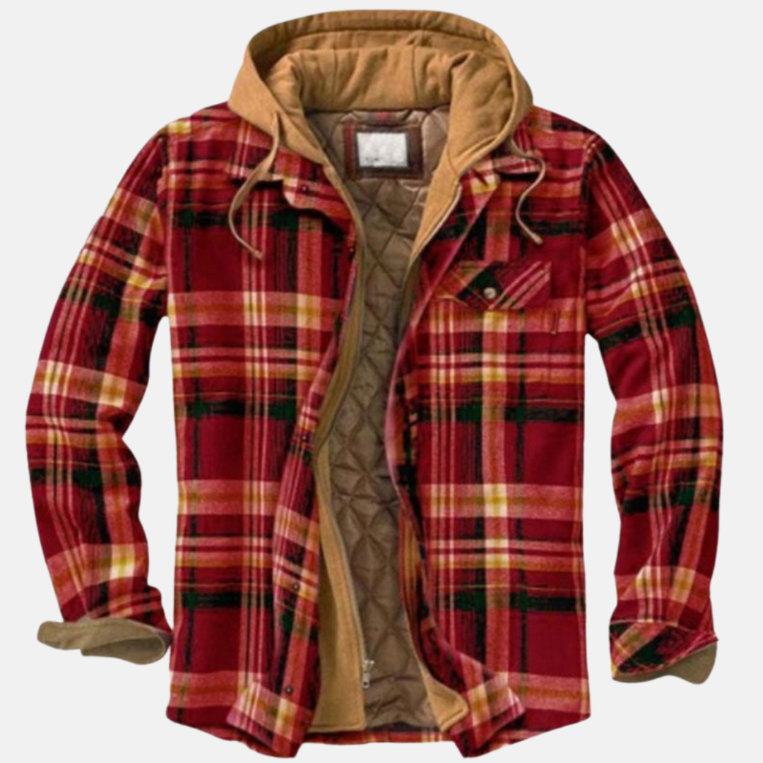 Benito | Chaqueta de franela a cuadros